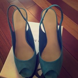 Nine West “James” sandals 8.5 Color:Blue